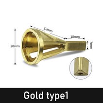 금속 가공 기계 끌 절단기 1pcs 최신 휴대용 디버링 외부 모따기 도구 스테인레스 버, 골드 타입 1