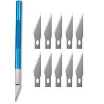 우드카빙키트 조각끌 목공칼 접도 금속 조각 칼 메스 도구 키트 커터 공예 나이프 수공예품 블레이드 교체, [07] Set A