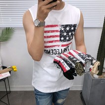 애드매이브 남자 여름 성조기 나시 5color 민소매