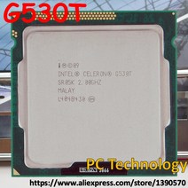리퍼 CPU 오리지널 인텔 셀러론 G530T G 2.0GHz CPU 2M LGA1155 35W 데스크탑 듀얼 코어 1 일, 한개옵션0