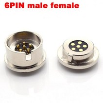 1 세트 고전류 10A Circualr 모양 자기 포고 핀 커넥터 2/3/4/6 극 남성 여성 프로브 DC 전원 충전 원형 프로파일, 05 F, 02 3set