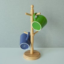 페어프랜즈 원목 머그컵 걸이, 4개