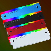 RAM 방열판 쿨러 RGB 라디에이터 DDR 메모리 냉각 조끼 데스크탑 PC 게임용 오버클럭, 01 Red 5V