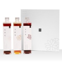 우리꽃연구소 꽃청 500ml 3종 선물세트, 상세설명 참조, 04_벚꽃청 500ml/01_국화청 500ml/03_도라지칡꽃청 500ml