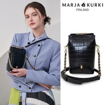 [마리아꾸르끼] 시그니쳐 미니백_블랙