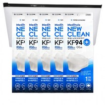 FDA 국내산 뉴클린 의료법인 식약처 KF94 기획특가 1호 1매입 운천의료재단 키트 CE인증 입체형 마스크, 상세페이지 참조, 상세페이지 참조