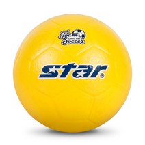 스타스포츠 스타 폼 축구볼 5호 CB8105-05 노랑 안전 축구공 폼볼