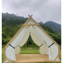 조립식 주택 짓기 삼각형 모듈하우 조립식창고 텐트 하우스 컨테이너 홈스테이 명승지, 베이지or화이트   3m X 3.5m