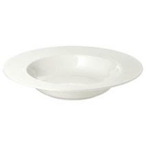 IK1430 이케아 OFANTLIGT 오판틀릭트 파스타접시 화이트 24 cm, IK1430파스타접시