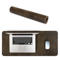 Londo 탑 그레인 가죽 확장 마우스 패드 책상 매트, GreenLondo