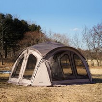 에르젠 라운지쉘터 S5 대형 쉘터 4-5인용, 라운지쉘터S5블랙+그라운드시트