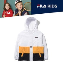 휠라 본사 직영 [FILA] 키즈 배색 바람막이 자켓 FK2JKD1101X_GDY