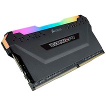 커세어 Vengeance RGB Pro 16GB(1x16GB) DDR4 3600(PC4-28800) C18 AMD Ryzen에 최적화됨 – 블랙(CMW16GX4M1Z3600C18)