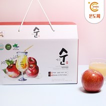 [온도씨] 하루한포 통째로 영주 사과즙 4box 120포