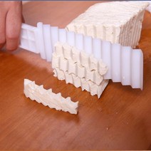 두부 묵 푸딩 슬라이서 커터 물결무늬 묵 주방용품 묵 절단기 두부 슬라이서 야채, 두부묵커터기2P-단품