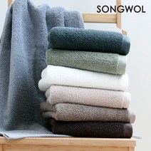 송월타올 송월 호텔수건 210g 40수 코마사 레아 5장, 올리브, 5개