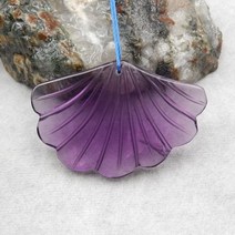 비즈공예 원석 준보석 압전 석영 수제 잎 DIY 펜던트 구슬 38x26x6mm 8g 패션 쥬얼리 목걸이 액세서리, 한개옵션0