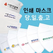 (브랜드유) 인쇄 마스크 맞춤 주문제작, 2D 마스크, 100매 이상 주문(+200원)