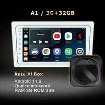 무선 안드로이드 오토 올인원 ownice a1 a3 carplay 어댑터 android, a1 3g 32g