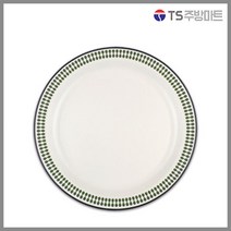 [돌산멜라민] 진주그린(투톤) - 양식접시 (업소용그릇 멜라민그릇 예쁜그릇 식당접시 멜라민볼 멜라민찬기), 진주그린
