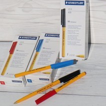 찬란한황소_/ 스테들러 독일산 Stick F 옐로우 유성볼펜 1다스 #:_4765EA, 옥스쿠팡 F-3 블루, 옥스쿠팡 본상품선택
