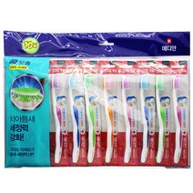 메디안 미세모 쿨 칫솔 낱개포장 10입, 10개, 1개
