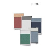 PDS-08 H1500 PVC 45T 패브릭투톤 사무실파티션 사무실칸막이 가림막 파티션, PN718, PN721, W(가로)900mm*H(높이)1500mm