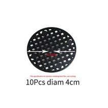 화분 구멍 메쉬 매트 1 세트 분재 분지 바닥 그리드 원예 accessorie 다기능 가스켓 냄비, 10Pcs diam 4cm