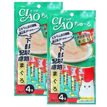 이나바 챠오 츄르 유리너리 케어 고양이간식 14g x 4p, 참치, 2개입