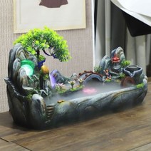 인테리어 분수대 물레방아 어항 개업 스몰 항아리 풍수 베란다, Rockery