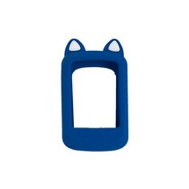 자전거 컴퓨터 실리콘 보호 커버 속도계 케이스 방진 방수 XOSS G + GPS 스톱워치 보호 슬리브, Cat ear blue