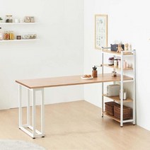 로마 철제 사각 사이드선반장 1800 식탁, 02.내추럴(3D73-618N), 색상:02.내추럴(3D73-618N)