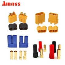 당일발송 AMASS XT60H XT90H XT90S XT150 EC5 RC 커넥터, XT150-빨강-암
