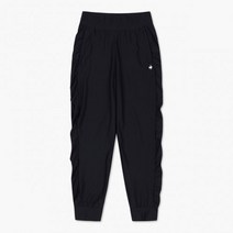 LECOQ 우먼스 애슬레저 냉감 조거 팬츠 프릴 블랙(QO222OFP51) QO222OFP51_BLK0 184115