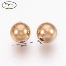 쥬얼리 만들기 부자재 diy 소품 11000 개 진짜 18K 금 도금 황동 스페이서 비즈 니켈 프리 플랫 라운드 6x1.5mm 구멍:2mm 보석 귀걸이 만들기