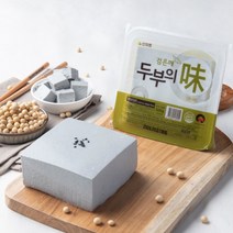 [산미르] 검은깨로 만든 탄력있는 고소한두부 500g X 8개, 검은깨두부 500g