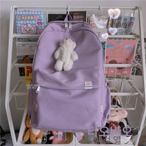 ins 가방 여 러블리 캐릭터 고등학교 백팩 일본계 하라주쿠 곰돌이 가방 선물