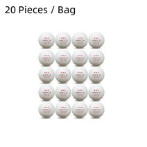 테니스볼머신기 테니스 벽치기 리턴볼 Huieson ABS 플라스틱 탁구 3 스타 40 + mm 경기 훈련, 1.White 20pcs