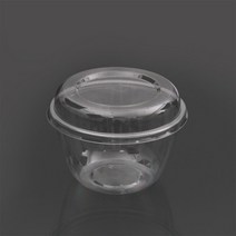 컵빙수용기 젤라또 팥빙수포장 컵과일도시락 샐러드 빙수용기1100cc 소량 25P