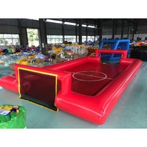 풍선 축구장 에어 경기장 연습 훈련 에어바운스 울타리 대형 스포츠 학교, 5 x 8m 축구장 (플러스 하단 플러스 중심선)