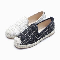 스위프 HD0902 모직 트위드 성인 여성슬립온