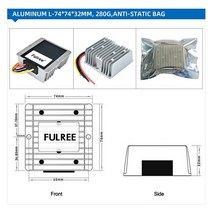 차량용 슈퍼 캐패시터 캐퍼시터 전압안정기 Fullree-DC 12 V to DC 3A 5A 10A 15A 20A 25A 부스트 벅 전력 변환기 자동 스텝 업 다운 전압 조정기 안정, 10 12V to 12V 12A