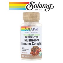 Solaray 머쉬룸 이뮨 표고 버섯 균사체 100 베지캡슐
