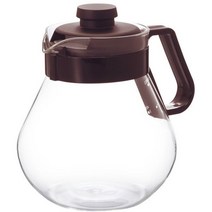 일본 직송 하리오 hario 티커피 내열 유리 서버 타임 1000ml tcn-100cbr, 1개