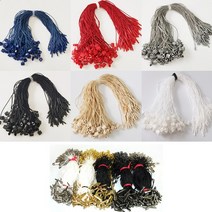 택끈 택고리 행택고리 행택끈 실고리 텍끈 택고무줄 텍고리, 실고리 플라스틱 핀-블랙