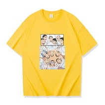 Funny Slam Dunk 애니메이션 티셔츠 일본 하라주쿠 Sannoh Kougyou 프린트 반팔 탑