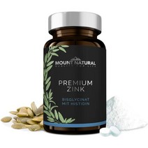 Germany 직구 Mount Natural 프리미엄 히스티딘 함유 삼키기 쉬운 징크 gluten free 180테블릿 1팩, 수량, 상세참조