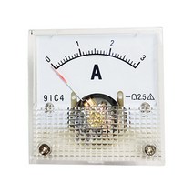 계측기 측정기 탐지기 게이지 91C4 전류계 DC 아날로그 1A 2A 3A 5A 패널 기계식 포인터 유형 미터, 07 20A