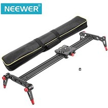 Neewer 23.6인치/60cm 알루미늄 합금 카메라 레일 슬라이더 비디오 안정기 레일 DSLR 카메라용 베어링 4개 DV 비디오 캠코더 필름 사진 최대 17.5파운드/8kg 적재-37323, 120cm
