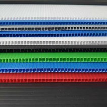 플라베니아 바닥재 보양재 PVC골판지 단프라시트, 블루 400x400mm 5mm